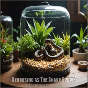 Rehousing as The Snake Grows