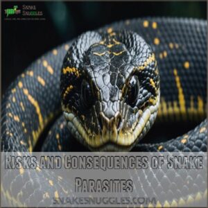 Risks and Consequences of Snake Parasites