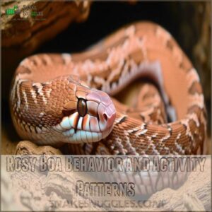 Rosy Boa Behavior and Activity Patterns