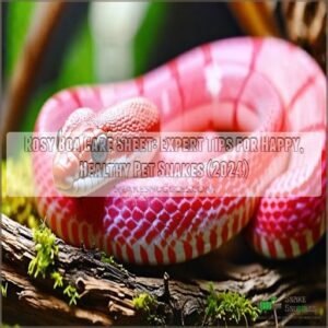 rosy boa care sheet