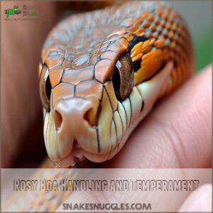 Rosy Boa Handling and Temperament