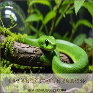 Rough Green Snake Care Challenges