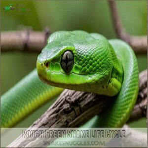 Rough Green Snake Life Cycle