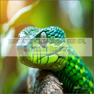 rough green snakes as pets