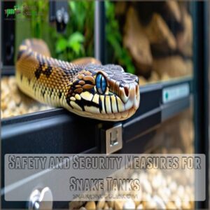 Safety and Security Measures for Snake Tanks