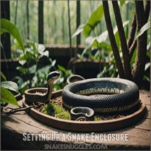 Setting Up a Snake Enclosure