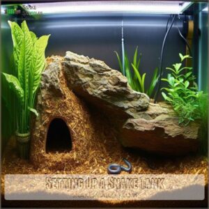 Setting Up a Snake Tank