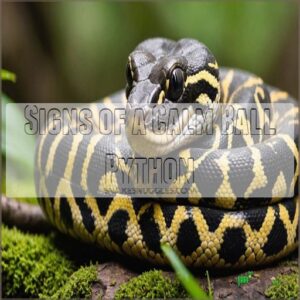 Signs of a Calm Ball Python