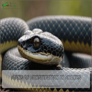 Signs of Constipation in Snakes