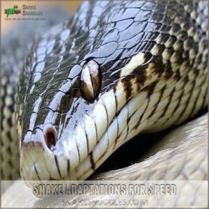 Snake Adaptations for Speed