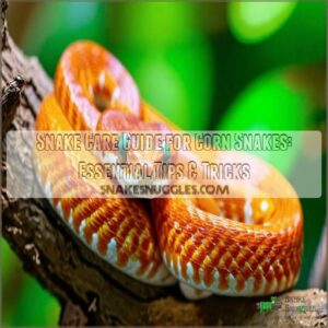 snake care guide for corn snakes