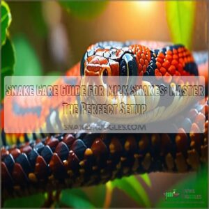 snake care guide for milk snakes