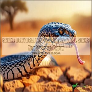 snake dehydration symptoms