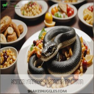 Snake Feeding Mistakes to Avoid