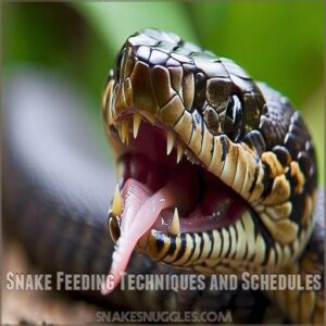 Snake Feeding Techniques and Schedules