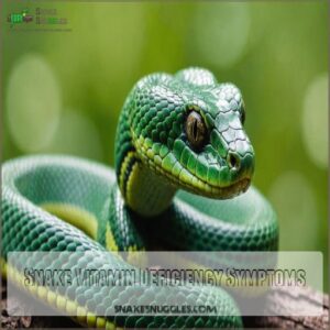 snake vitamin deficiency symptoms