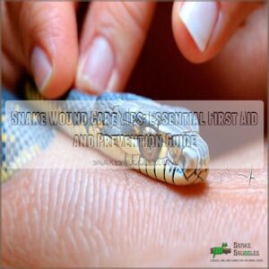 snake wound care tips