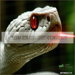 Snakes and Red Light Sensitivity