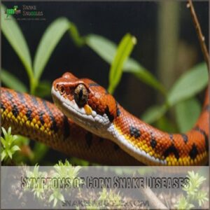 Symptoms of Corn Snake Diseases