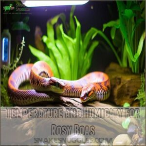 Temperature and Humidity for Rosy Boas