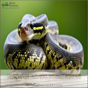 Timeframe for Ball Python Growth