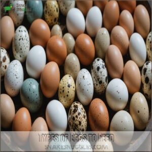 Types of Eggs to Feed