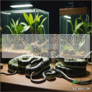 Types of Tanks for Pet Snakes