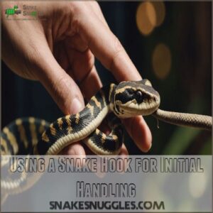 Using a Snake Hook for Initial Handling