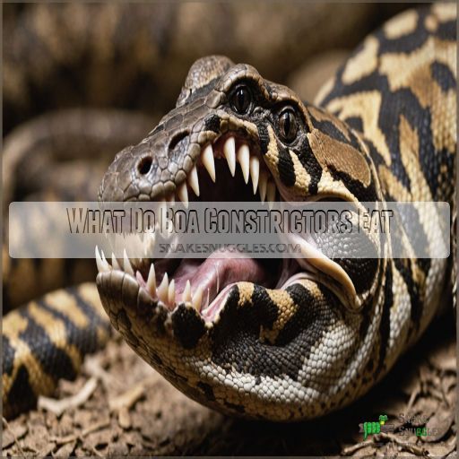 Boa Constrictor Diet: Essential Feeding Tips and Prey Choices