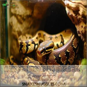 What Size Terrarium Does a Ball Python Need