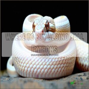 Where to Buy Albino Ball Pythons