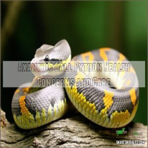 Axanthic Ball Python Health Concerns and Care