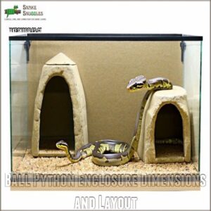 Ball Python Enclosure Dimensions and Layout