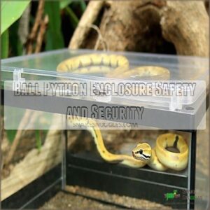 Ball Python Enclosure Safety and Security