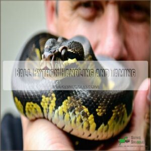 Ball Python Handling and Taming