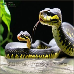 Ball Python Lifespan and Growth