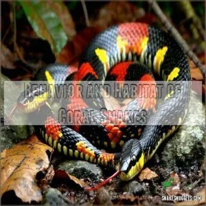 Behavior and Habitat of Coral Snakes Behavior and Habitat of Coral Snakes