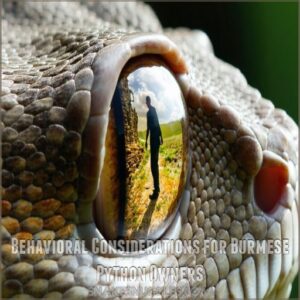 Behavioral Considerations for Burmese Python Owners