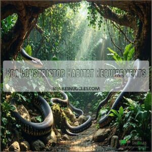 boa constrictor habitat requirements