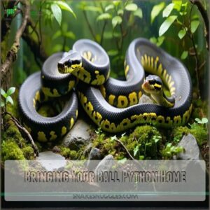 Bringing Your Ball Python Home