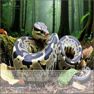 Brumation in Captive Ball Pythons Vs. Wild