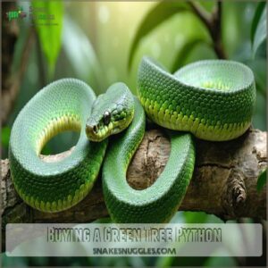 Buying a Green Tree Python