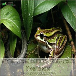 Camouflage and Mimicry as Defensive Mechanisms