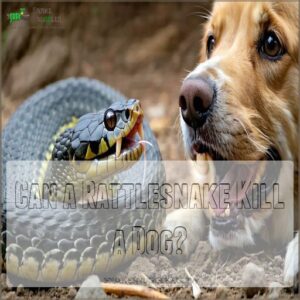 can a rattlesnake kill a dog