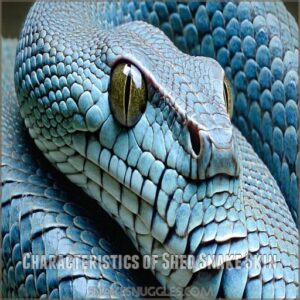 Characteristics of Shed Snake Skin