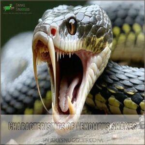 Characteristics of Venomous Snakes