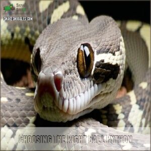 Choosing The Right Ball Python