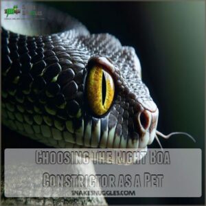 Choosing The Right Boa Constrictor as a Pet