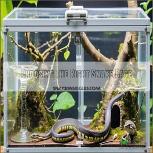 Choosing The Right Snake Cage