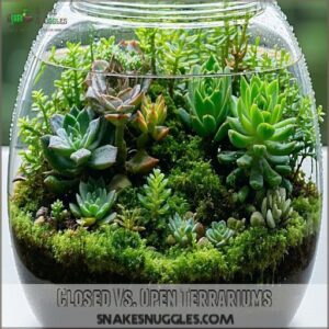 Closed Vs. Open Terrariums